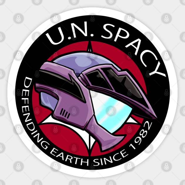 U.N. Spacy Sticker by Doc Multiverse Designs
